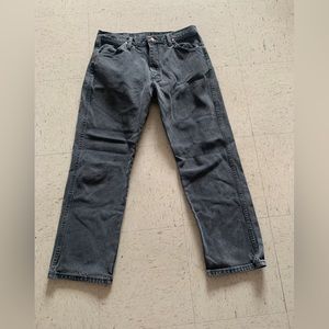 Wrangler Original Fit cowboy cut jeans Black